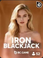 Iron Blackjack BC Game Danmørk game cover