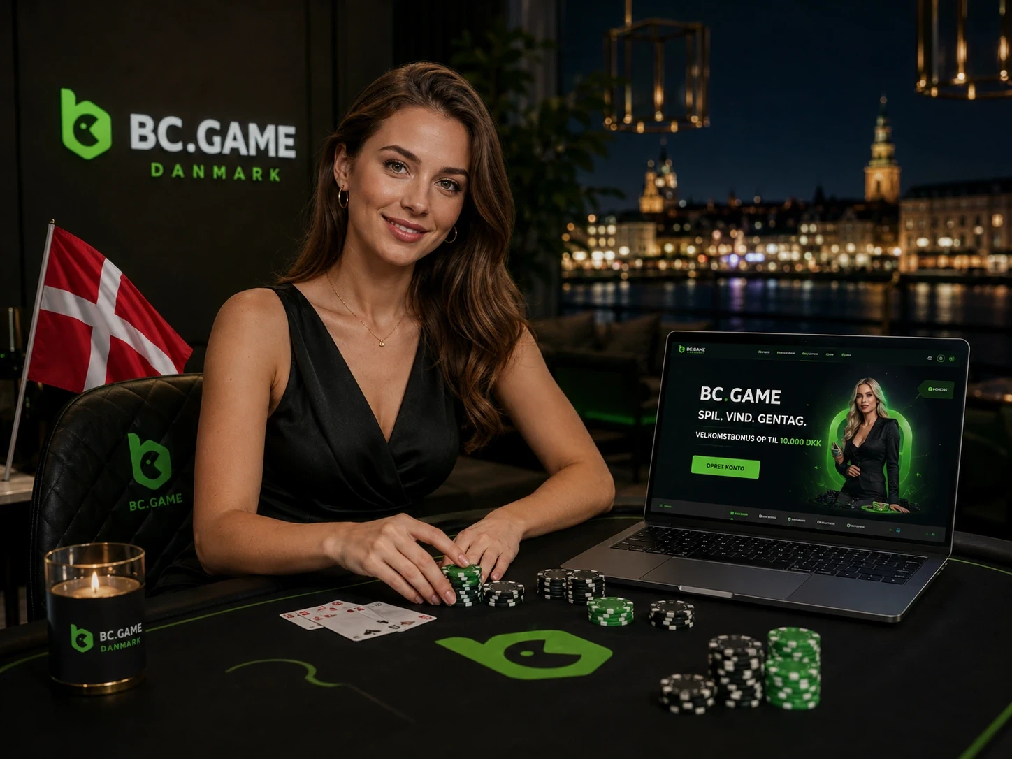 Player at BC Game Denmark casino